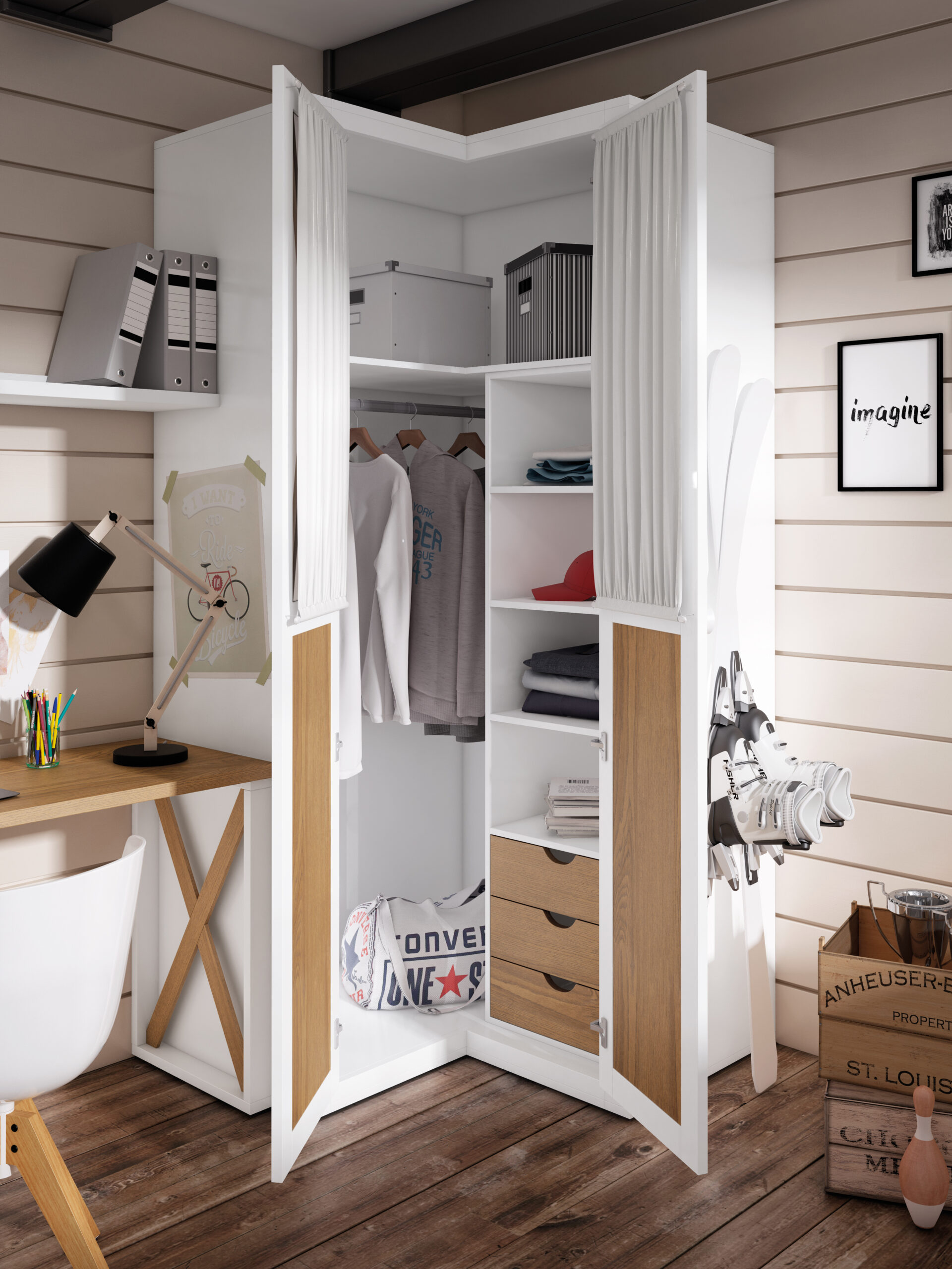 Cómo organizar un armario pequeño, ideas que cambiarán tu vida - Muebles  Limón - Granada